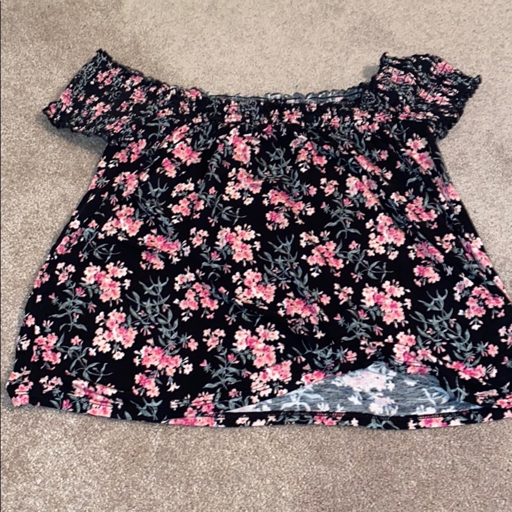 off the shoulder shirt